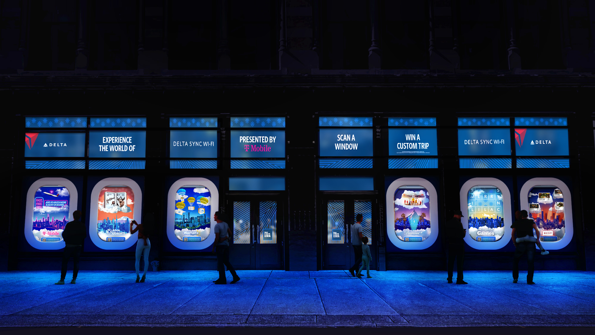 Delta Sync Wi-Fi Holiday Pop Up